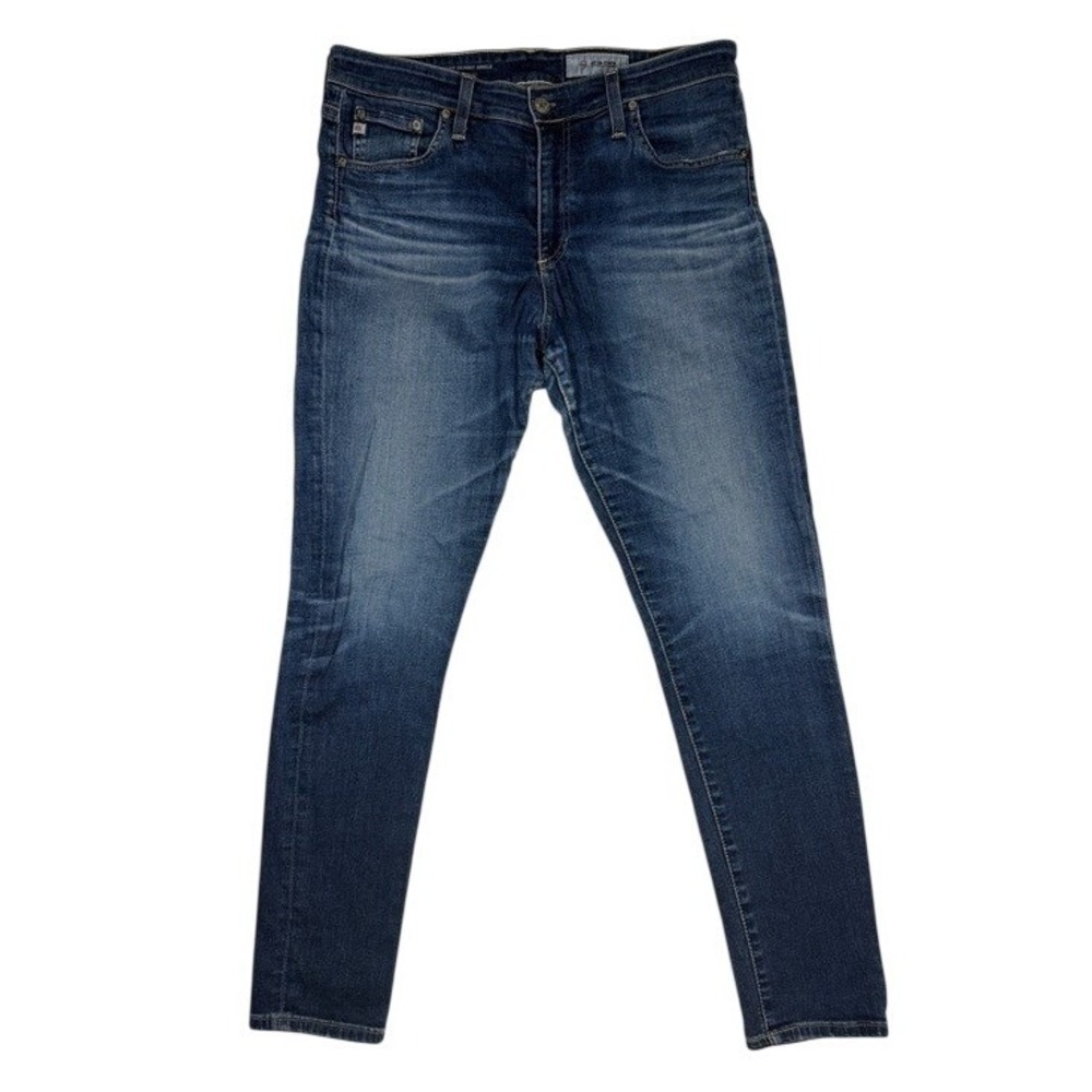 AG Adriano Goldschmied Farrah Skinny Ankle Jeans High Rise Dark Wash 31R